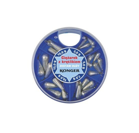 CIĘŻAREK Z KRĘTLIKIEM ZESTAW DUŻY 1.OP 665019001