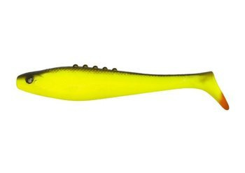 Ripper  LUNATIC 4"/10cm 3szt./bag SUPER YELLOW/BLACK  red tail    DRAGON CHE-LN40S-41-160