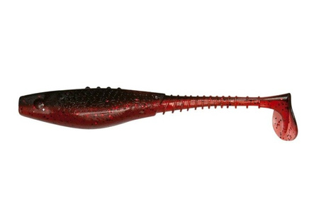 Ripper Belly Fish PRO 4"/10cm 3szt./bag RED/BLACK black/red glitter DRAGON CHE-BF40D-50-109