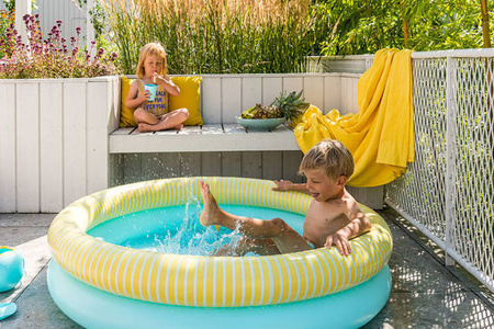 QUUT Dmuchany basen duży Ø 120 cm Dippy Banana Blue