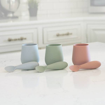 EZPZ Silikonowy kubeczek Tiny Cup 60 ml pastelowy róż 