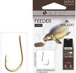 HACZYK SENSUAL - FEEDER Nr 8 G / 0.18mm / 70cm - torebka 10szt. MIKADO HSP9307F8G-018