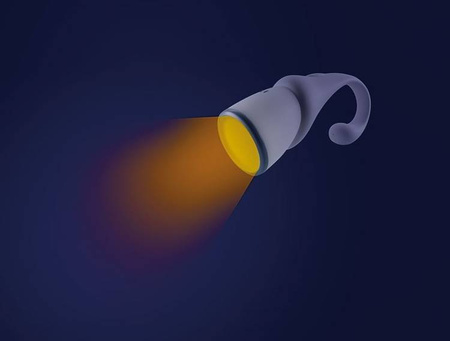 BEABA Lampka nocna LED przenośna z latarką Pixie 90h świecenia Blue