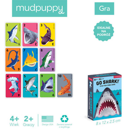 Mudpuppy Gra karciana Go Shark! 4+