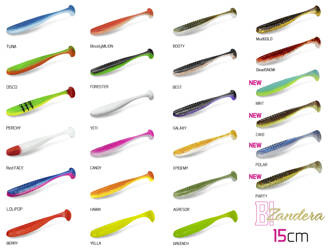 Sztuczna przynęta/guma Delphin ZANDERA UVs/ 5szt 15cm/CAKE Delphin (101005192)