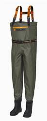 INSPIRE CHEST BOOTFOOT WADER EVA SOLE L 42-43 GREEN Prologic (80247)