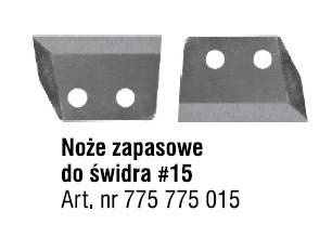 NOŻE ZAPASOWE DO ŚWIDRA #15 775775015