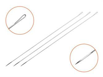 Igła do przekłuwania żywca Delphin FISHY / 3 szt. 18cm Delphin (101002342)