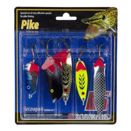Zestaw błystek Szczupak 3 Robinson 41-Z1-PI5