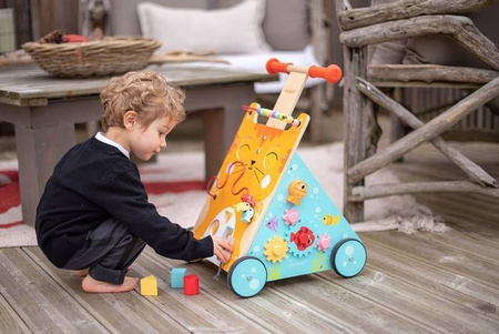 Wielofunkcyjny pchacz edukacyjny Kot, Janod