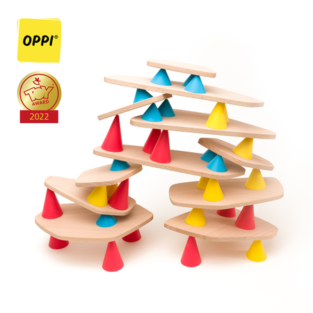 OPPI Kreatywny zestaw konstrukcyjny średni Piks Medium 44 elementy 3+