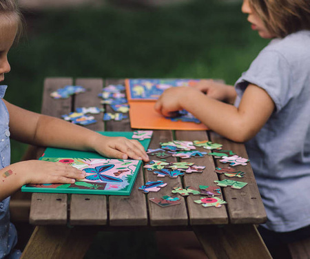 Mudpuppy Puzzle magnetyczne 2w1 Robaki i ptaki 20 elementów 4+