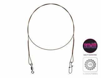 Stalka BOMB! z krętlikiem i agrafką / 49 włókien 2szt/40cm/14kg Delphin (917201440)