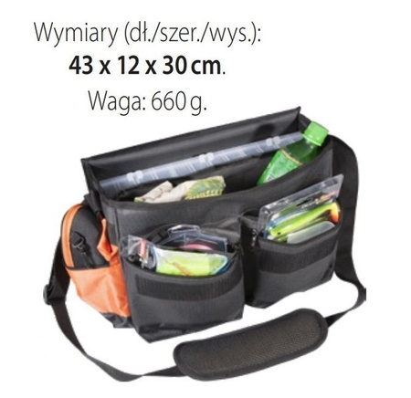 Torba spin. na ramię  HELLS ANGLERS    DRAGON CHR-95-11-002