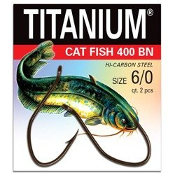 Haczyk Titanium CAT FISH (2 szt.), rozm. 6/0 Robinson 02-P-400BN-6/0