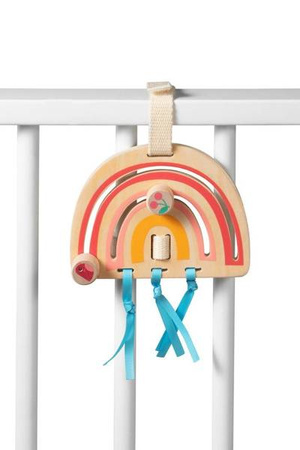 LILLIPUTIENS Zestaw drewnianych zawieszek aktywizujących Lisiczka Alice 9 m+