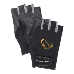 NEOPRENE HALF FINGER L BLACK Savage Gear (76463)