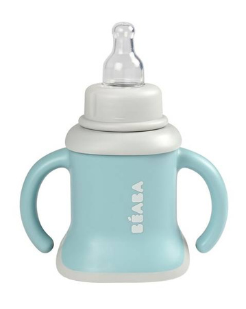 Beaba Kubeczek ewolucyjny treningowy 3 w 1 airy green