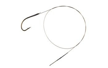 PRZYPON STALOWY Z HAKIEM 30cm / 10 kg - op.2 szt (BROWN) MIKADO ZG11-027