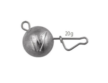 V-Point - główka/cięzarek spinningowy z agrafką 3 szt. agrafka wygięta Italian 20 g    DRAGON PDF-599-200-001
