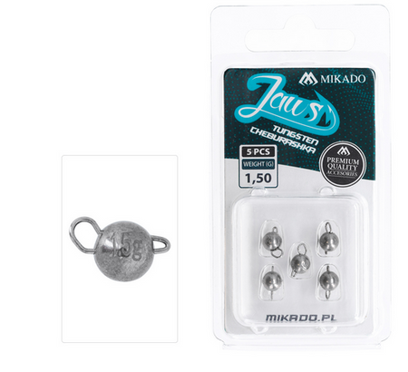 CZEBURASZKA, CZEBURASHKA WOLFRAMOWA JAWS 1,5g - op.5 szt. MIKADO OMGJCH-1,5