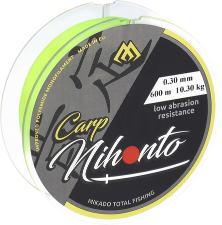 ŻYŁKA - NIHONTO CARP - 0.35mm/12.20kg/5000m - FLUO ŻÓŁTA - op.1szp.