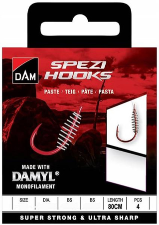 PRZYPONY HACZYKI DO CIASTA  hak 10 / 0.18MM / 80CM / 4szt. w opak. DAM 66518