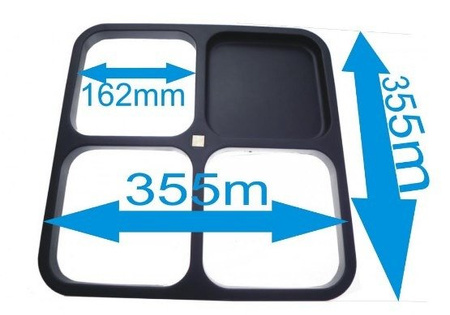 KARUZELA Z TRZEMA POJEMNIKAMI JAXON AK-KZE028