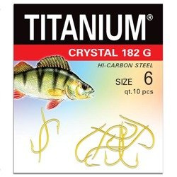 Haczyk Titanuim CRYSTAL (10 szt.), rozm. 6 Robinson 02-P-182G-06