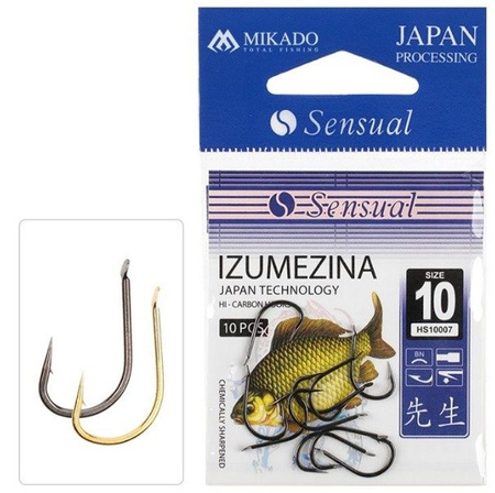 HACZYKI KARPIOWE SENSUAL - IZUMEZINA Nr 10 BN - torebka 10szt. MIKADO HS10007-10B