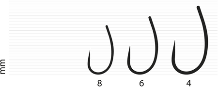 CARPLABS HACZYK CURVE SHANK BARBLESS 8 TCO OP.6SZT T-116 765116908