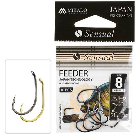 HACZYK SENSUAL - FEEDER Nr 10 BN - torebka 10szt. MIKADO HS9111T-10B