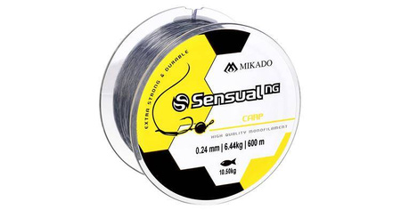 ŻYŁKA - SENSUAL N.G. CARP 0.24mm/10.5kg/600m - TRANSPARENTNA - op.1szp.