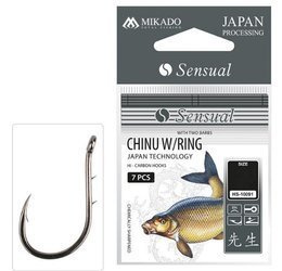 HACZYK SENSUAL - CHINU RING Z ZADZIORAMI Nr. 6 BN - torebka 9szt MIKADO HS10091-6-BN