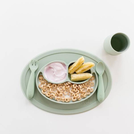 EZPZ Silikonowy kubeczek Mini Cup 120 ml pastelowa zieleń