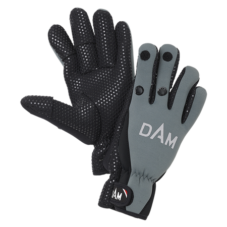 NEOPRENE FIGHTER GLOVE M BLACK/GREY DAM (76514)