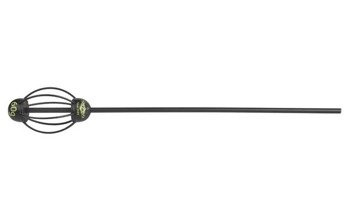 KOSZYCZEK ŻEBROWY Z RURKĄ (CZARNY) 25cm / 50g - op.10szt MIKADO OMK-16B-50