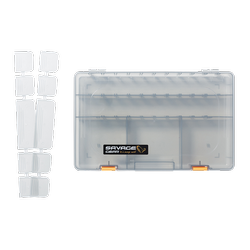 LUREBOX 6D SMOKE 36X22.5X5CM 9PCS CASSETTE Savage Gear (74218)