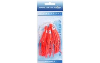 ZESTAW MORSKI - OCTOPUS RIG 8 cm - hak 3x6/0 (RED) MIKADO LS-A130-04
