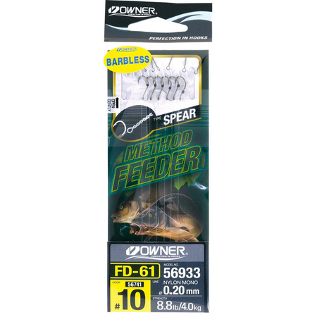 (R) PRZYPON OWNER METHOD FEEDER FD-61 HACZYK 10+PRZYPON 0,20 MM 1X6SZT HO-FD6110