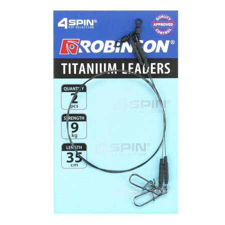 Przypon tytanowy Robinson 35cm/18kg 2szt Robinson 80-PT-18-35