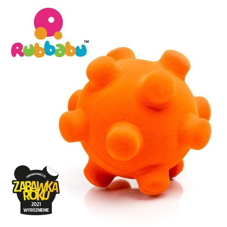 Rubbabu Zestaw 6 sensorycznych piłek z mocną fakturą (opakowanie zbiorcze 6 szt.)