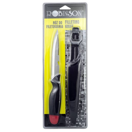 Nóż typu finka z piłką, dł.24,5cm Robinson 89-RP-004