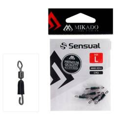 ŁĄCZNIK DO SZYBKIEJ WYMIANY PRZYPONU Z KRĘTLIKIEM  - rozmiar L - op.5szt. MIKADO AMA02-2074-L