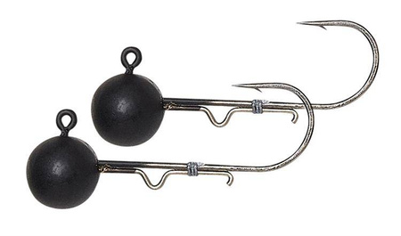 TUNGSTEN BALL JIGHEAD #5/0 10.6G MATT BLACK 2PCS Savage Gear (82301)