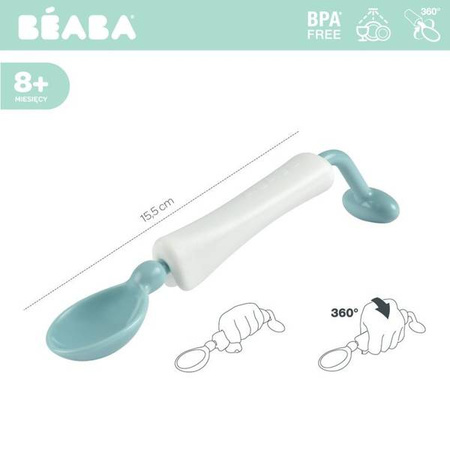 Beaba Łyżeczka 360° Airy green
