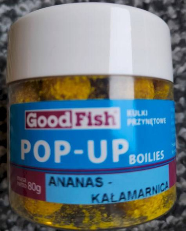 Kulki pop-up 16mm, Ananas - Kałamarnica, 80g GoodFish A-63-KP-160-PIS