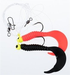 (R) ZESTAW NA DORSZA TWISTER TX 70MM - HACZYK Z OBCIĄŻENIEM 1szt JAXON AJ-MA16TX