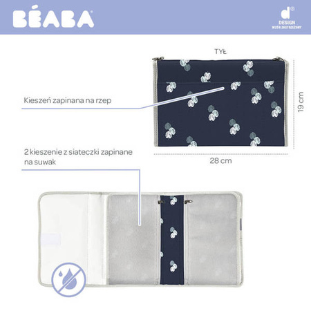 Beaba Przewijak podróżny z etui na akcesoria Moonlit Ocean / Jungle