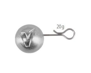 V-Point - ciężarek spinningowy zaciskany 3 szt. zacisk EasySnap 20 g    DRAGON PDF-597-200-001